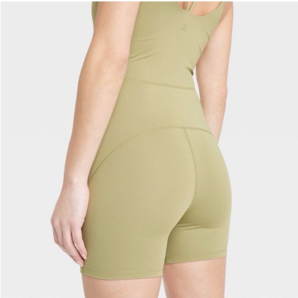 NWT All In Motion Green Shorts Jumpsuit - Picture 5 of 11